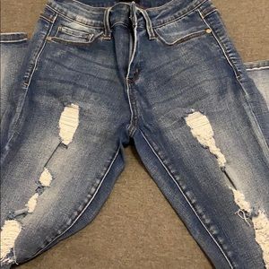 Bebe high rise skinny jeans